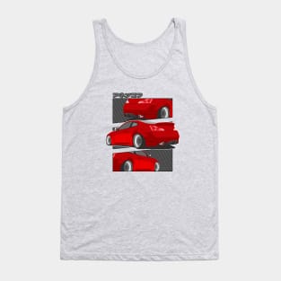 Red Infiniti g35 Tank Top